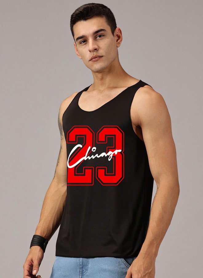 RODZEN Reverse Pack of 2 Typography Printed Basic Inner Vests - Image 2